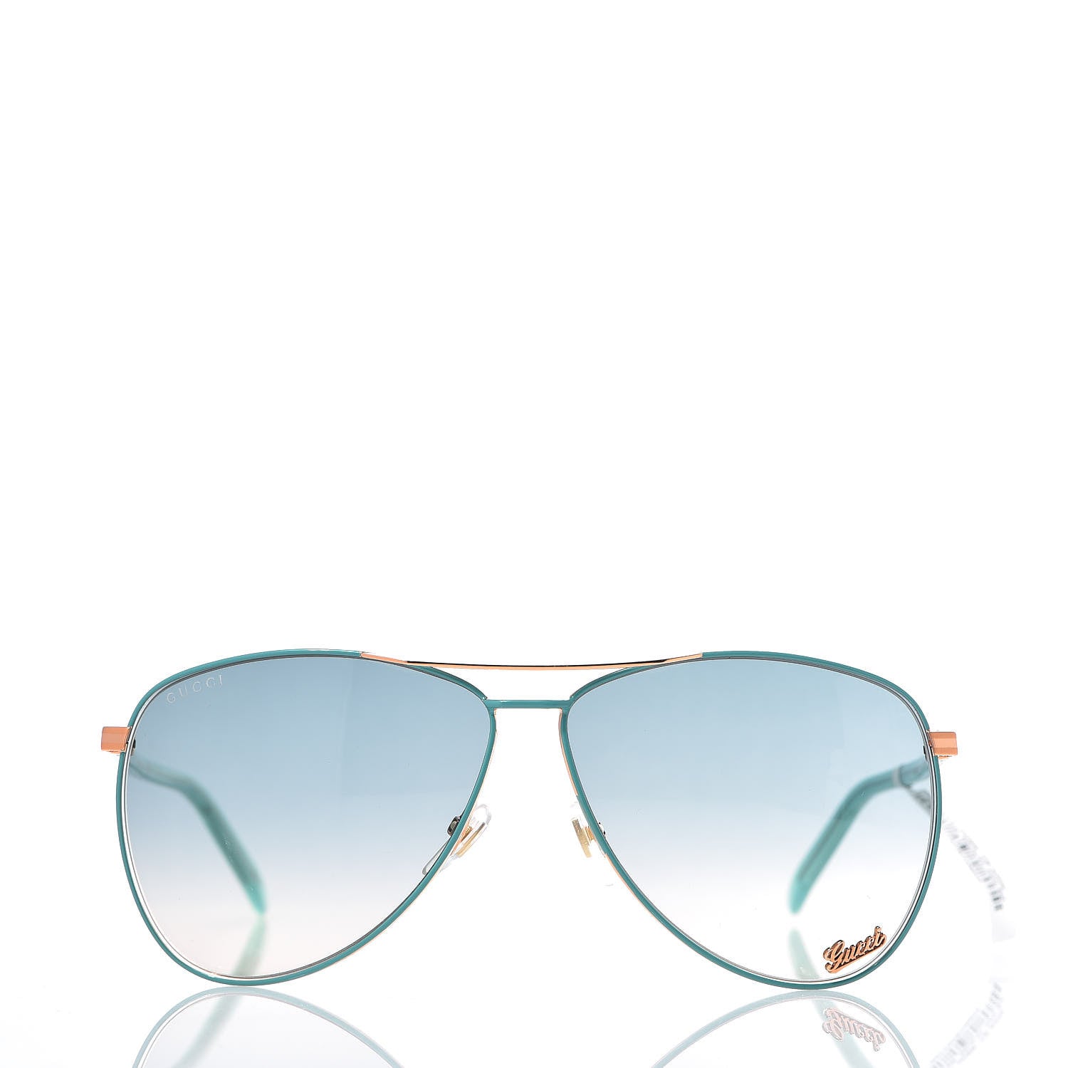 Gucci Aviator GG0502S Sunglasses Green 2 of 7
