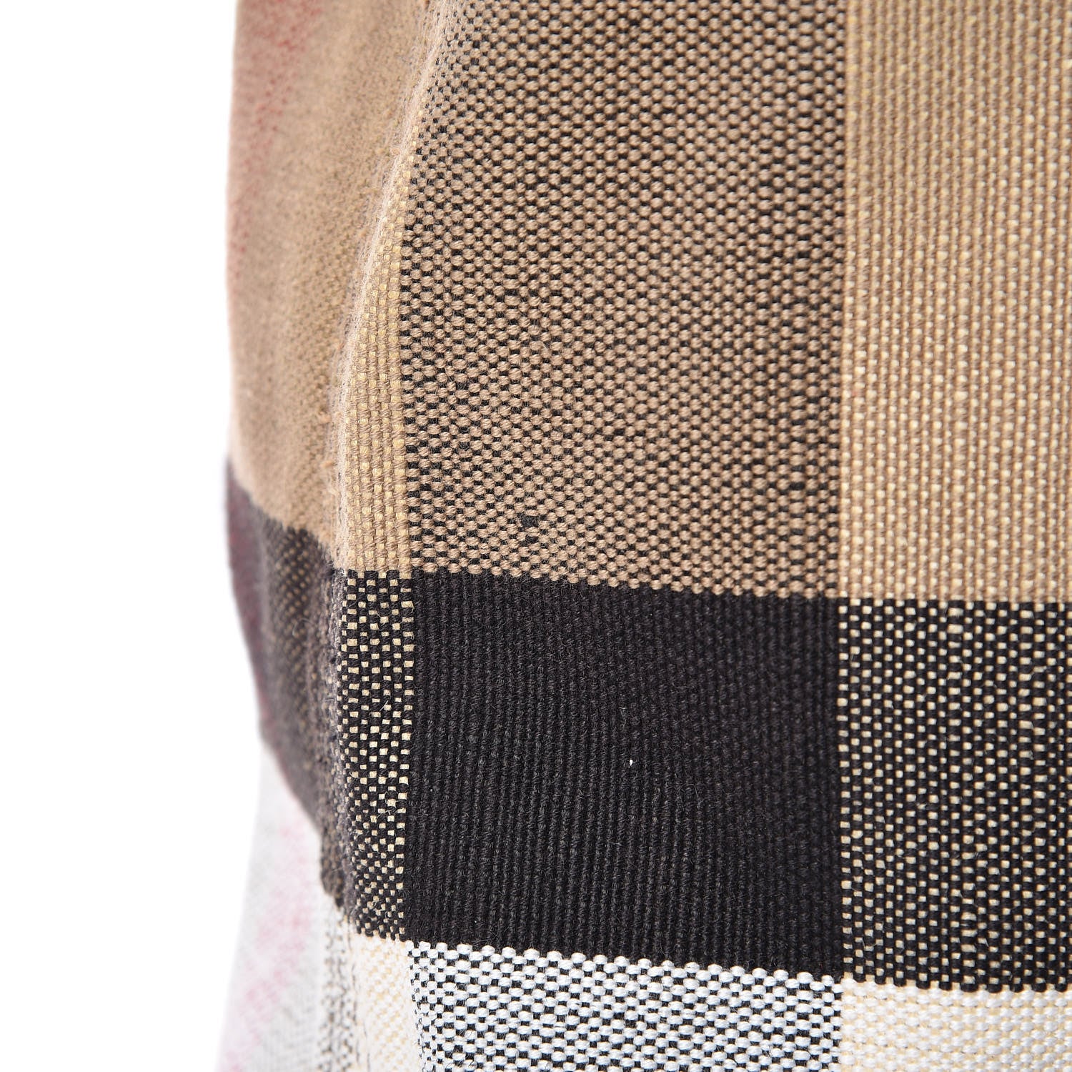 Burberry Canvas Mega Check Medium Tottenham Brit Tote Saddle Brown 14 of 16