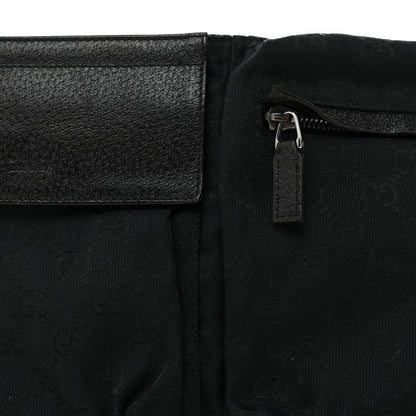 Gucci GG Monogram Double Pocket Belt Bag Black 10 of 12
