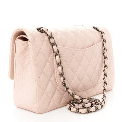 Chanel Caviar Quilted Medium Double Flap Light Pink 3 of 11