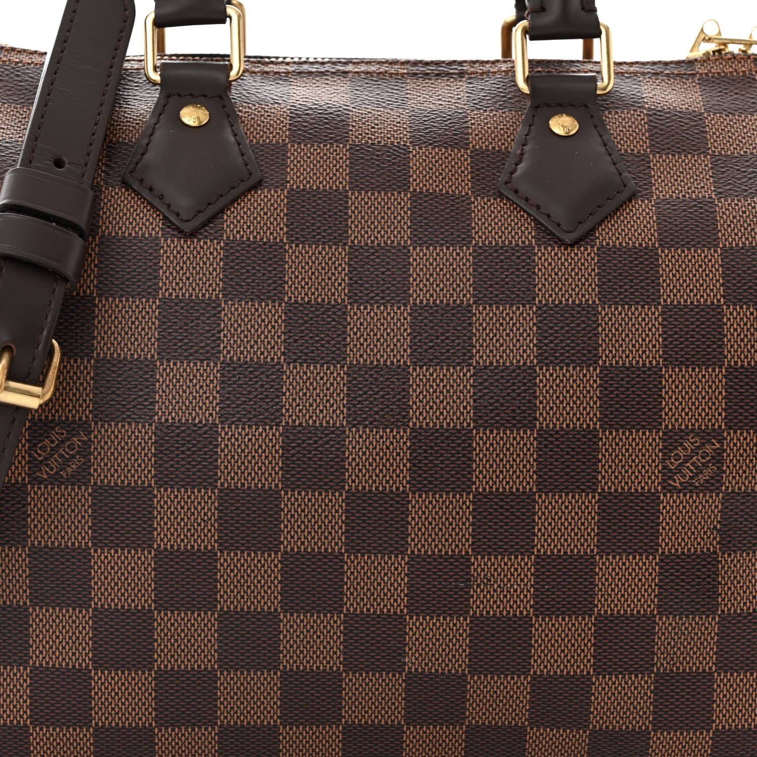 Louis Vuitton Damier Ebene Speedy Bandouliere 25 8 of 11