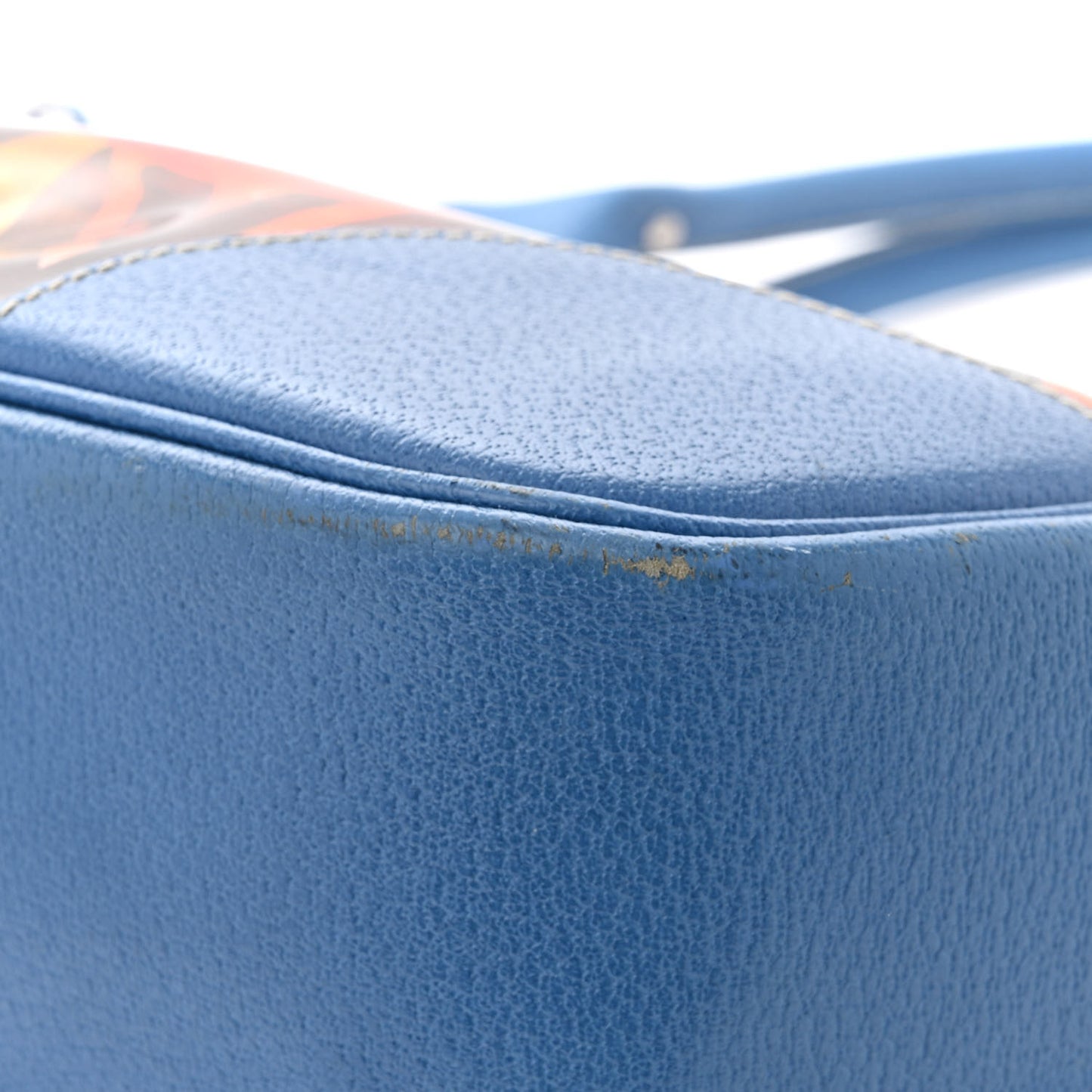 Vinyl Calfskin Tote Multicolor