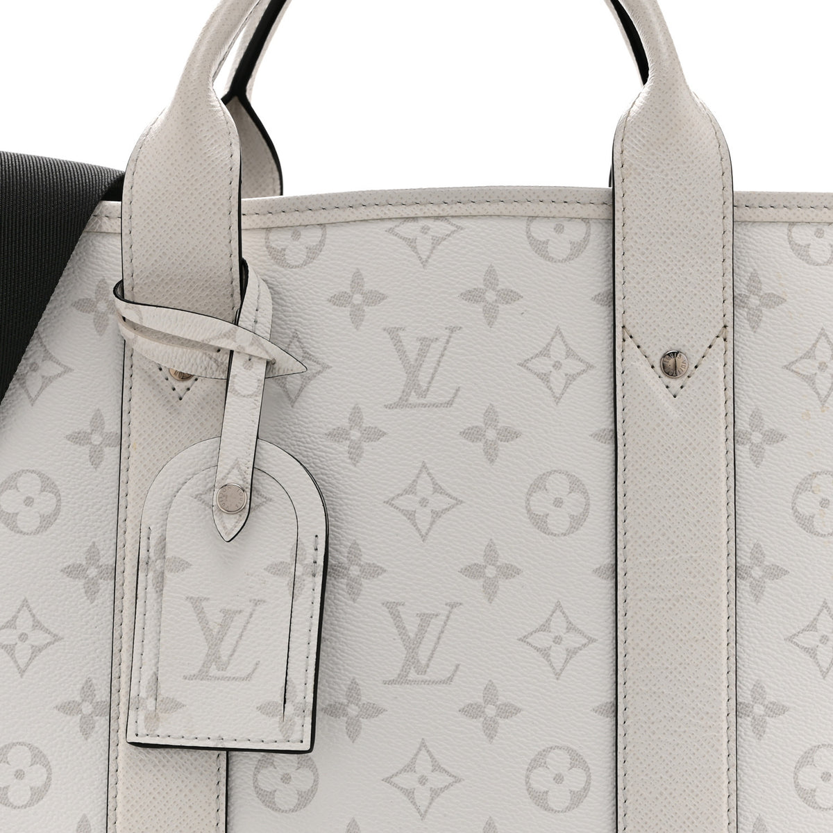 Monogram Eclipse Taigaramma Weekend Tote NM Optic White