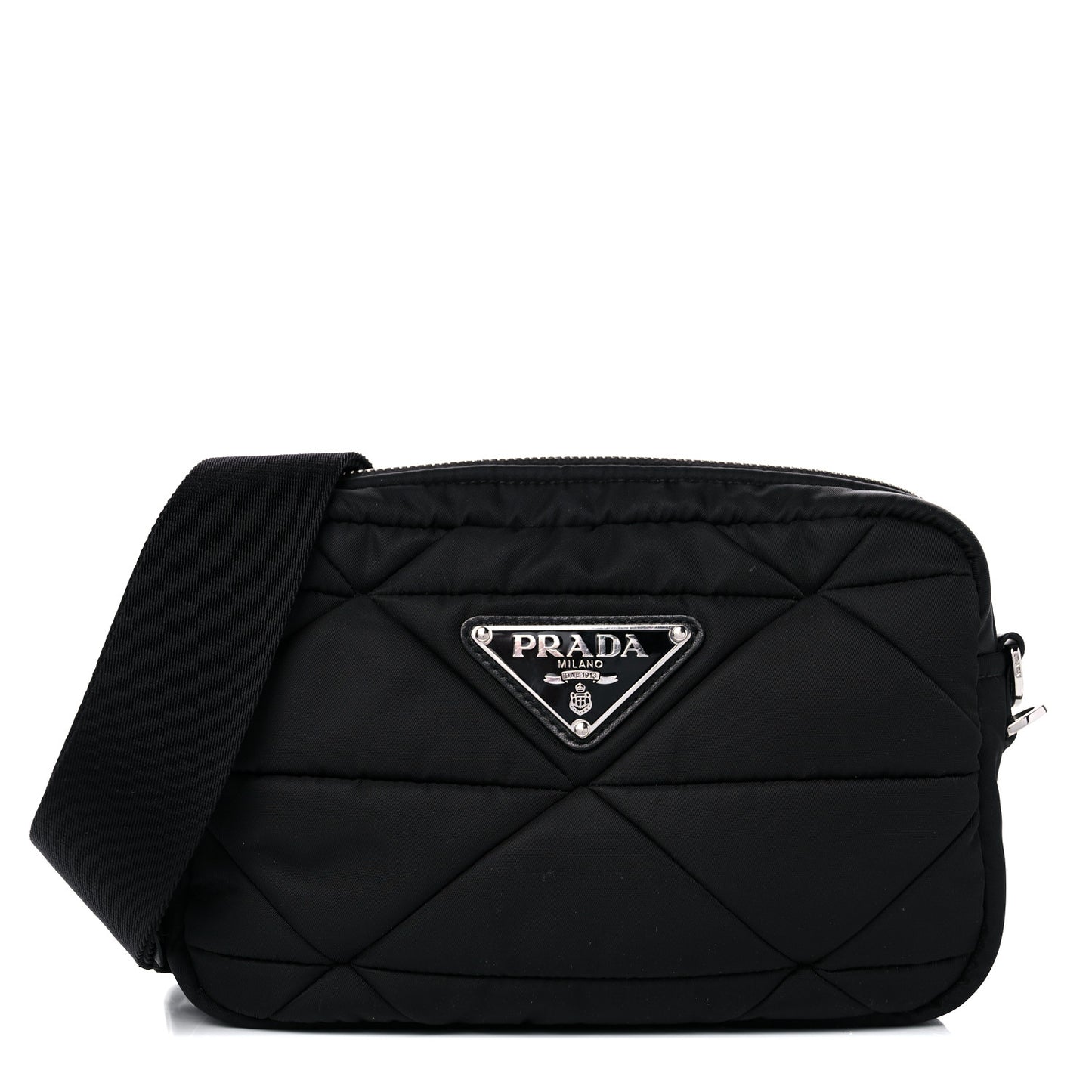 Re-Nylon Padded Camera Bag Black