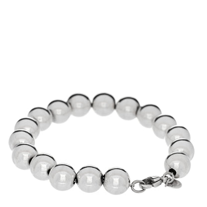 Tiffany Sterling Silver 10mm HardWear Ball Bracelet 3 of 5