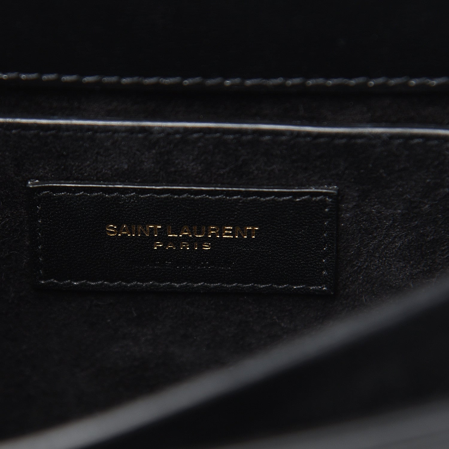Saint Laurent Calfskin Medium Monogram Sunset Black 7 of 13