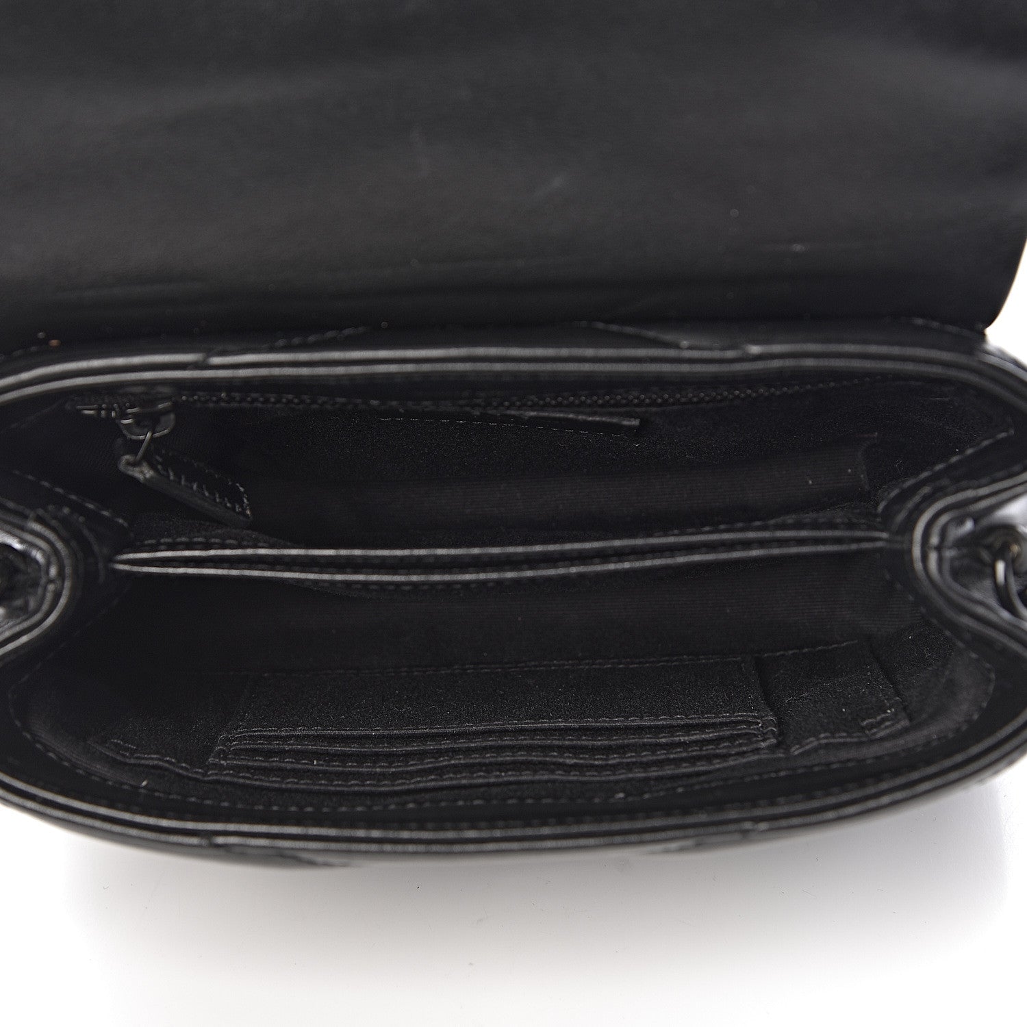 Saint Laurent Calfskin Y Quilted Monogram Toy Loulou Crossbody Bag Black 5 of 10