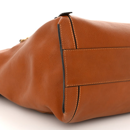 Chloe Smooth Calfskin Medium Milo Shopping Tote Caramel 8 of 10
