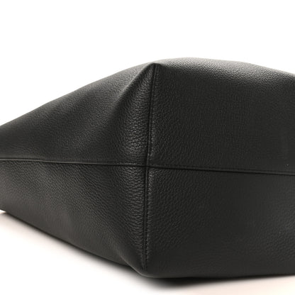 The Row Grained Calfskin Medium N/S Park Tote Black 8 of 9