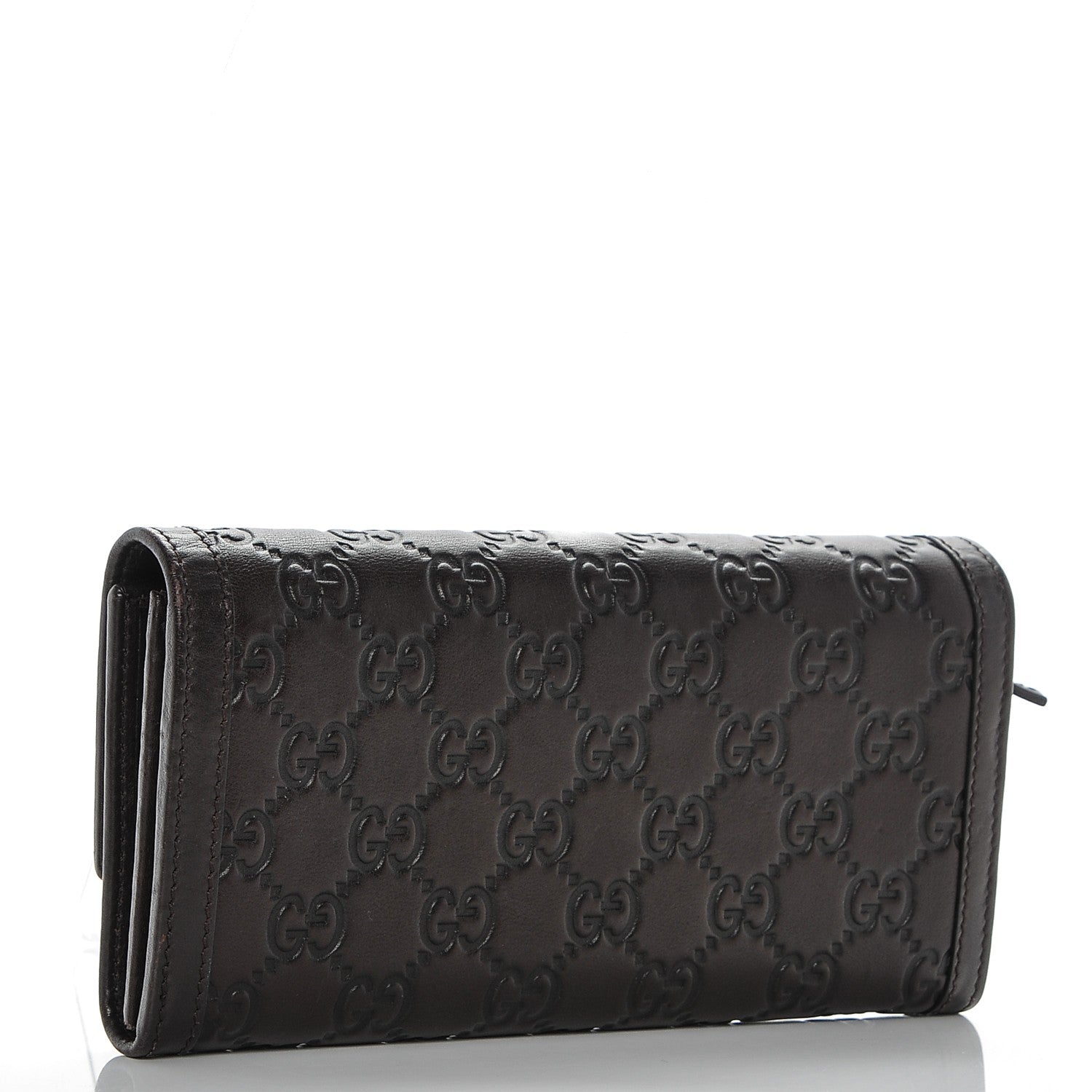 Gucci Guccissima Sukey Continental Wallet Chocolate 3 of 6