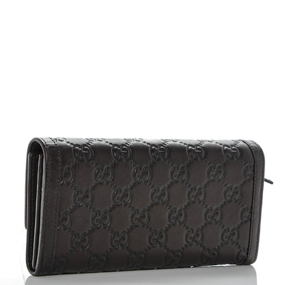 Gucci Guccissima Sukey Continental Wallet Chocolate 3 of 6