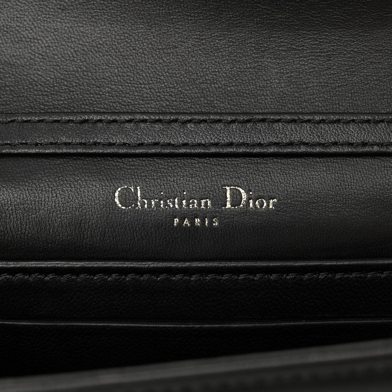 Christian Dior Lambskin Baby Diorama Flap Bag Black 6 of 11