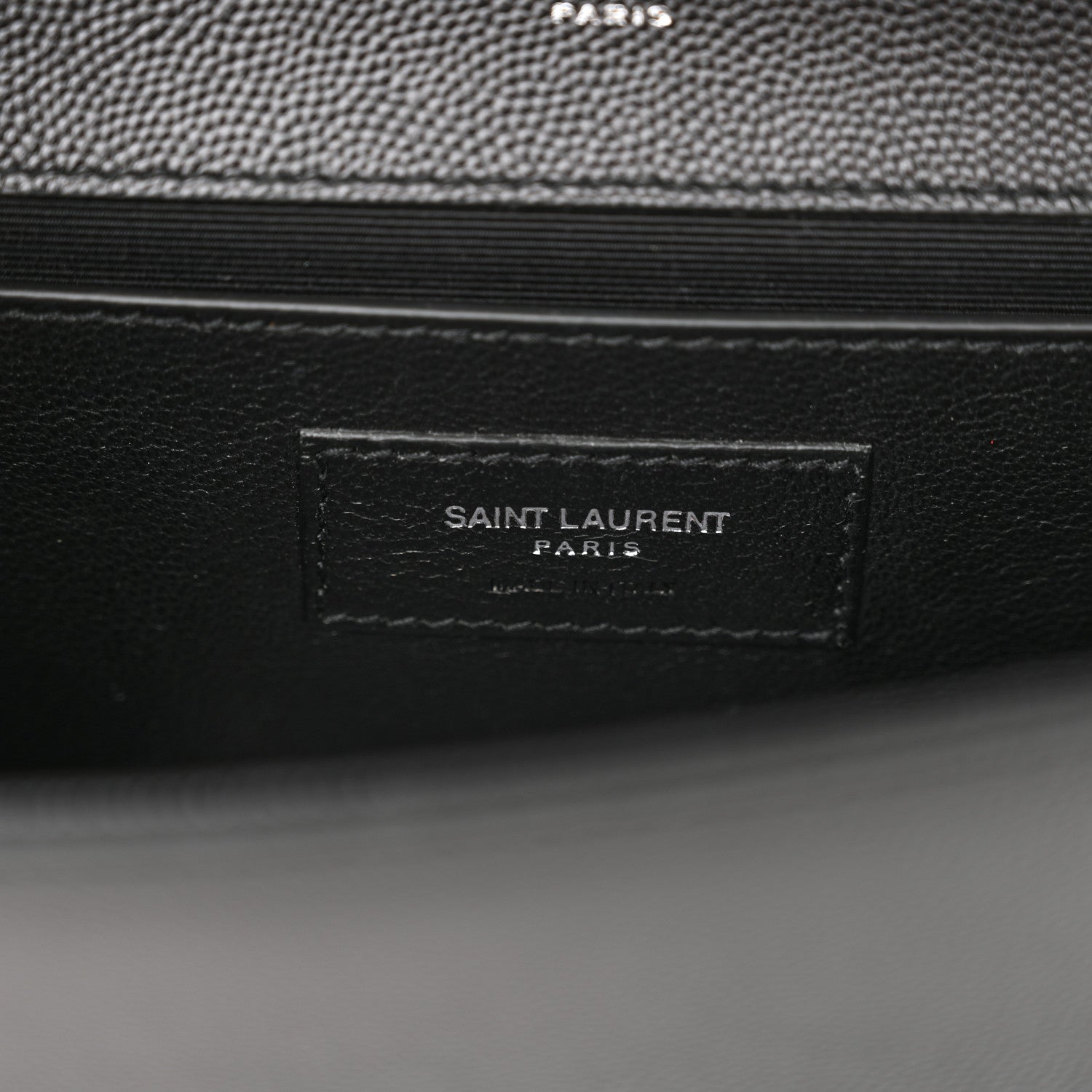 Saint Laurent Grain De Poudre Small Monogram Kate Satchel Black 6 of 10