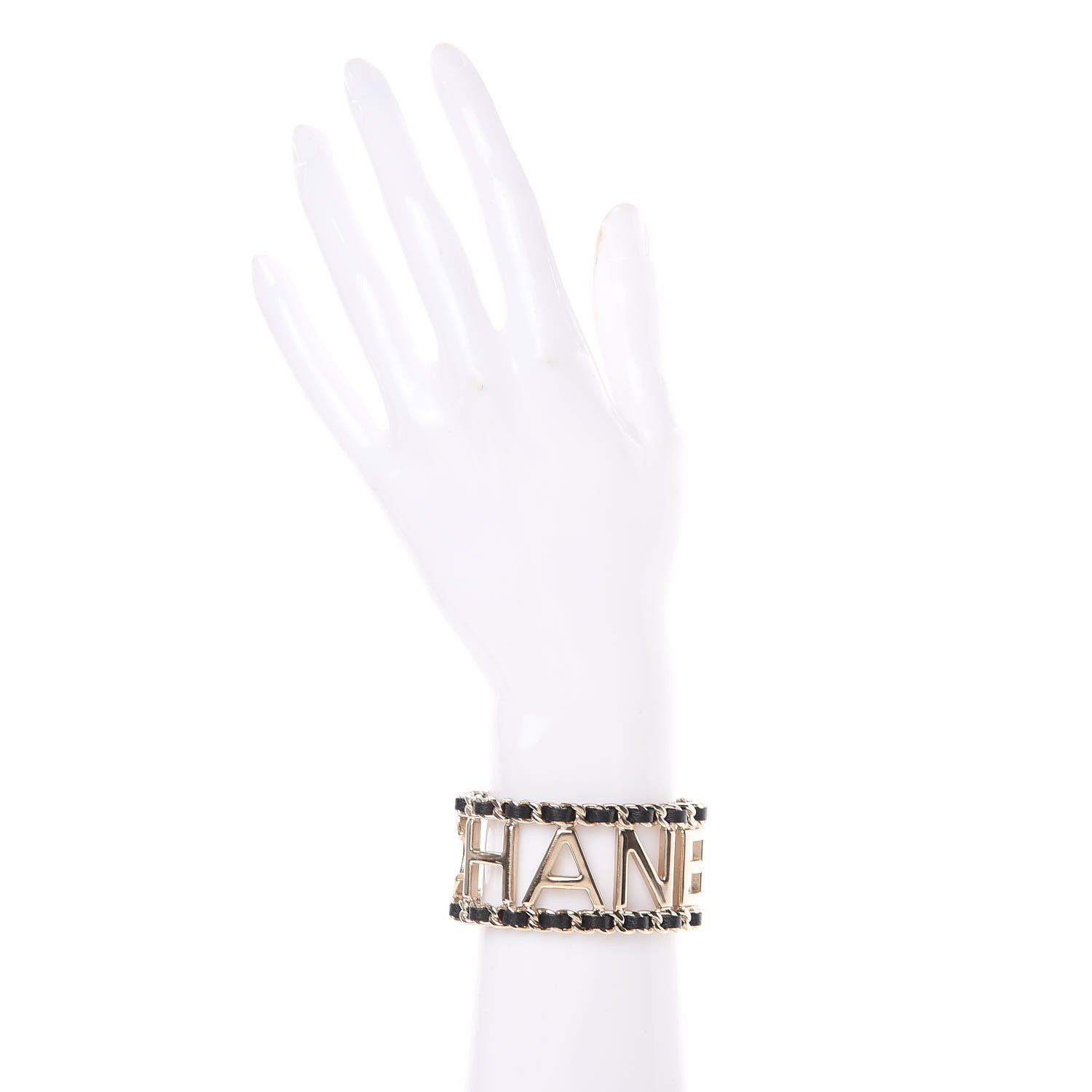Chanel Lambskin Chain Vintage Allure Bracelet Gold 2 of 5