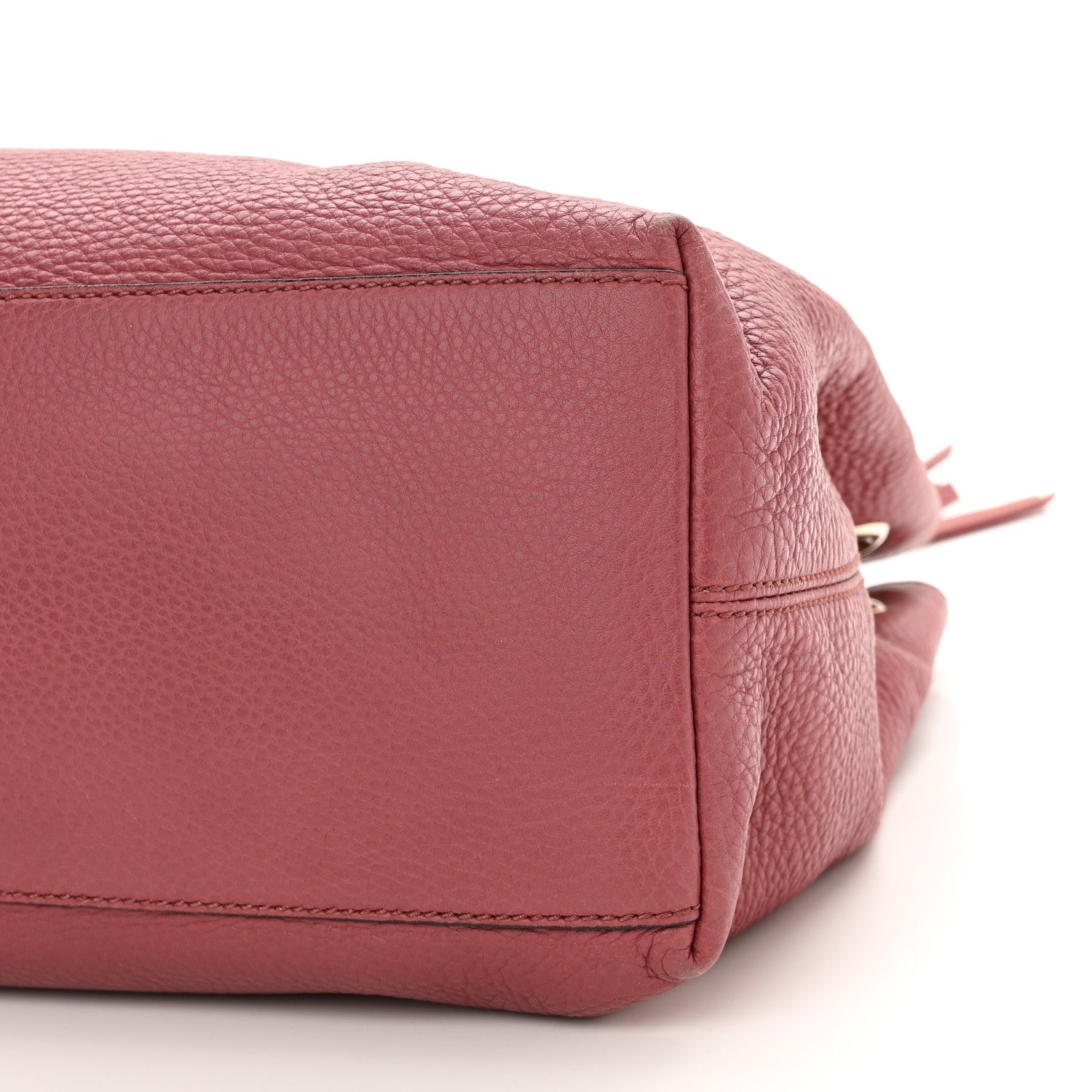 Gucci Pebbled Calfskin Medium Soho Chain Shoulder Bag Peonia Flower 11 of 18