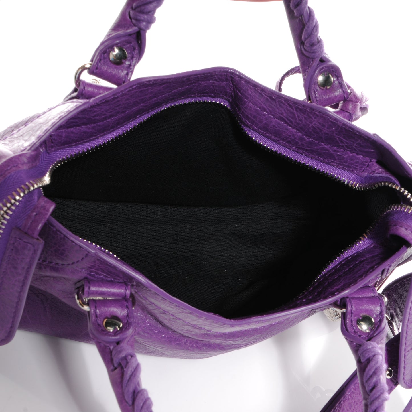 Agneau Giant 12 Silver Hardware Mini City Ultraviolet