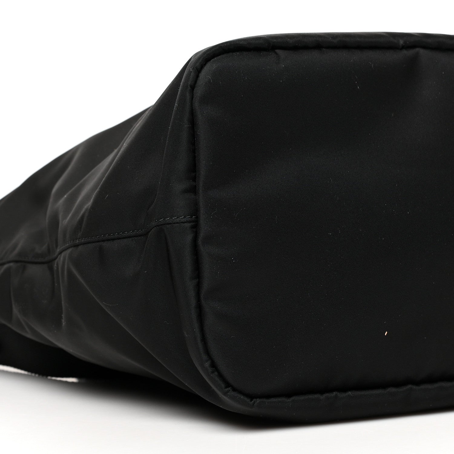Prada Tessuto Nylon Saffiano Tote Black 8 of 9