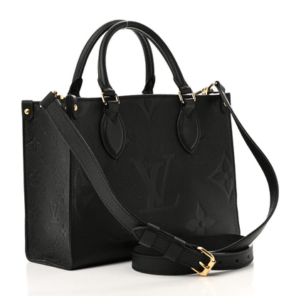 Louis Vuitton Empreinte Monogram Giant Onthego PM Black 3 of 11