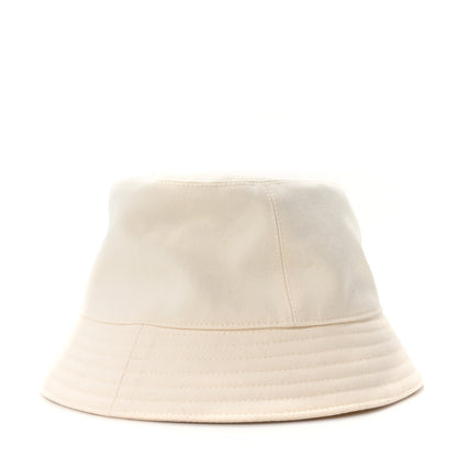 Hermes Cotton Elena Bucket Hat 59 White 4 of 8