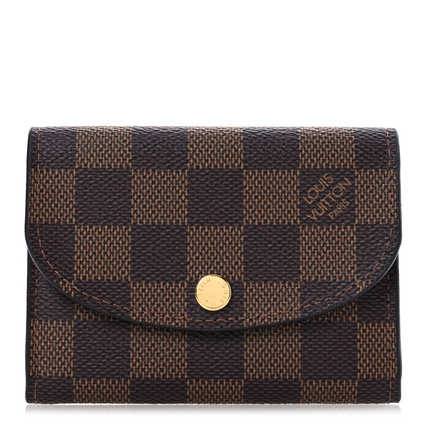 Louis Vuitton Damier Ebene Rosalie Coin Purse Rose Ballerine 1 of 10