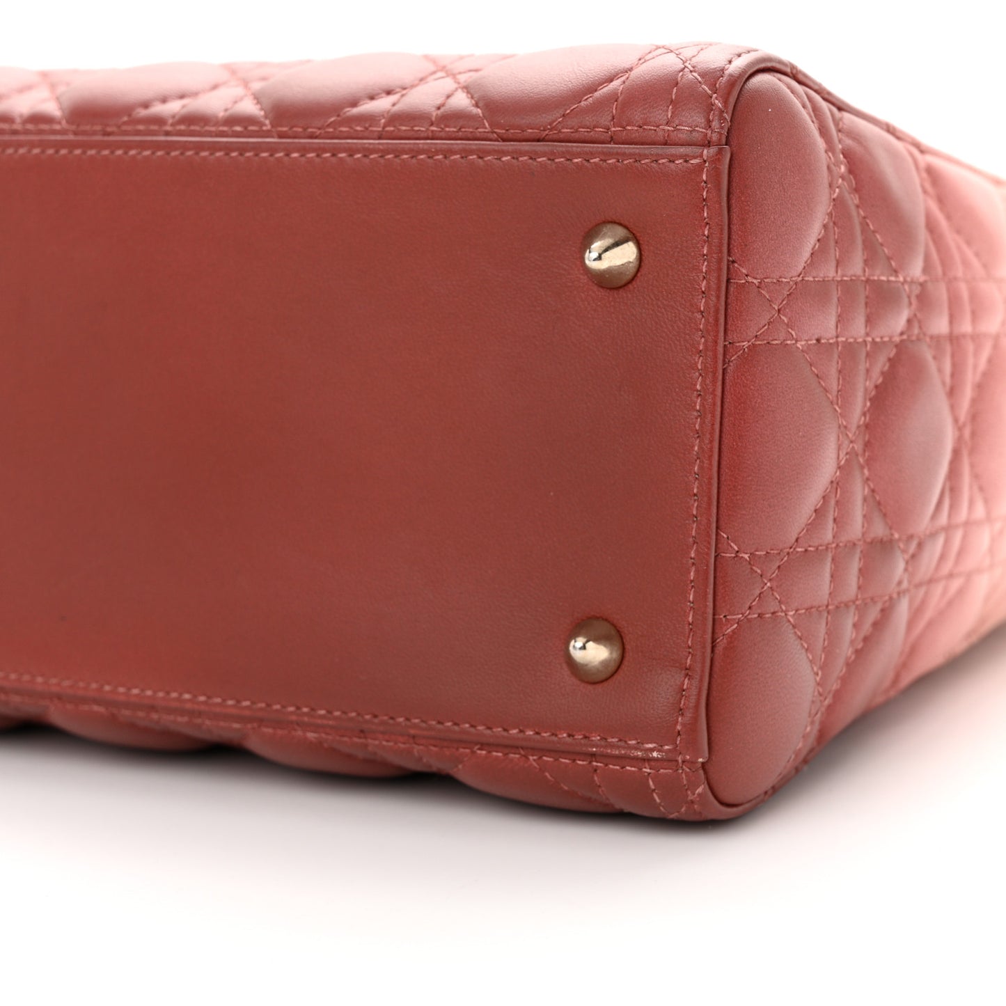 Lambskin Cannage Gradient Medium Lady Dior Pink