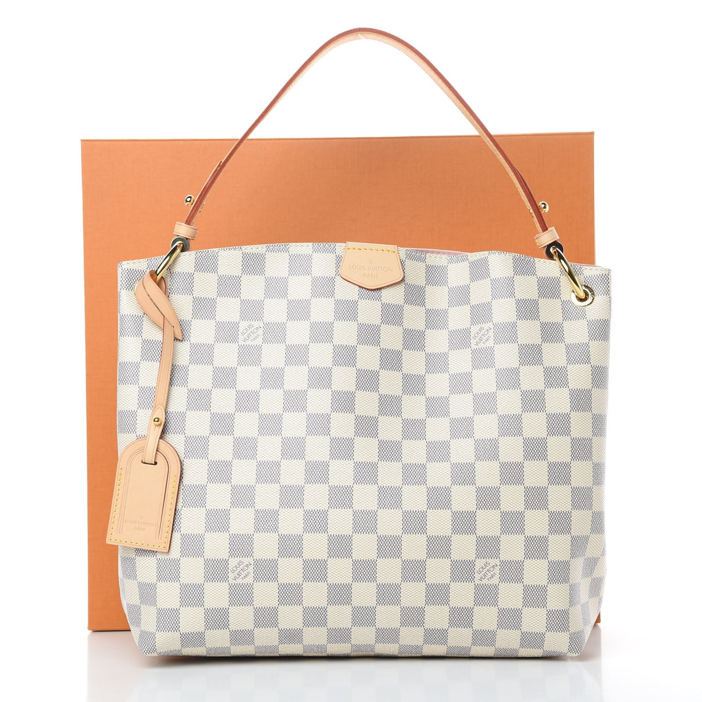 Damier Azur Graceful PM Rose Ballerine