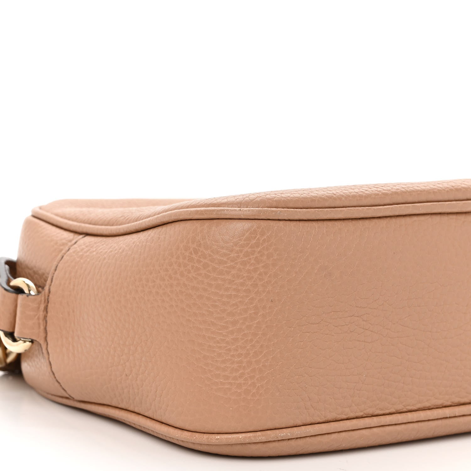 Gucci Pebbled Calfskin Small Soho Disco Bag Camelia 9 of 11