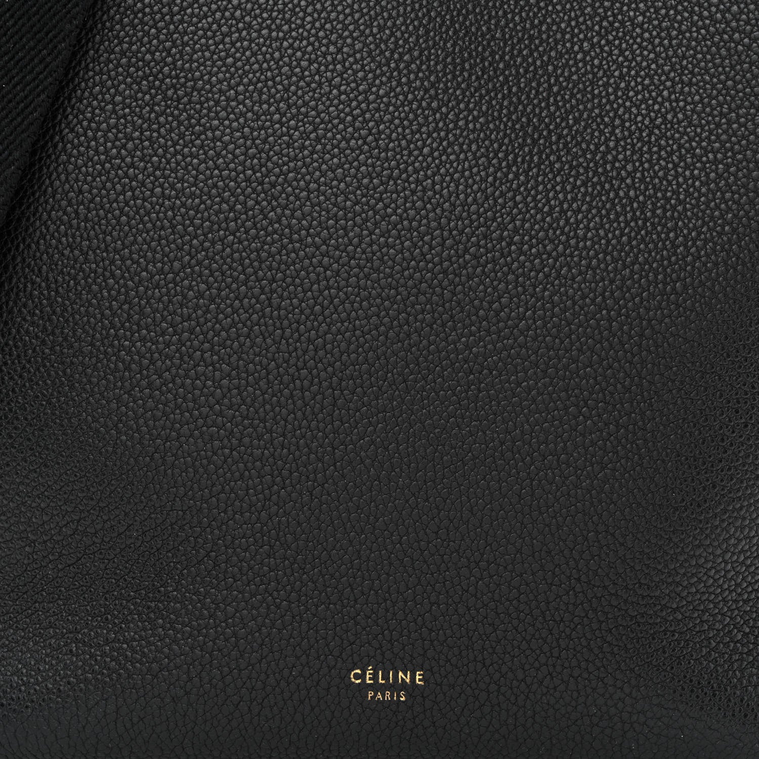 Celine Soft Grained Calfskin Small Sangle Bucket Bag Black 8 of 16