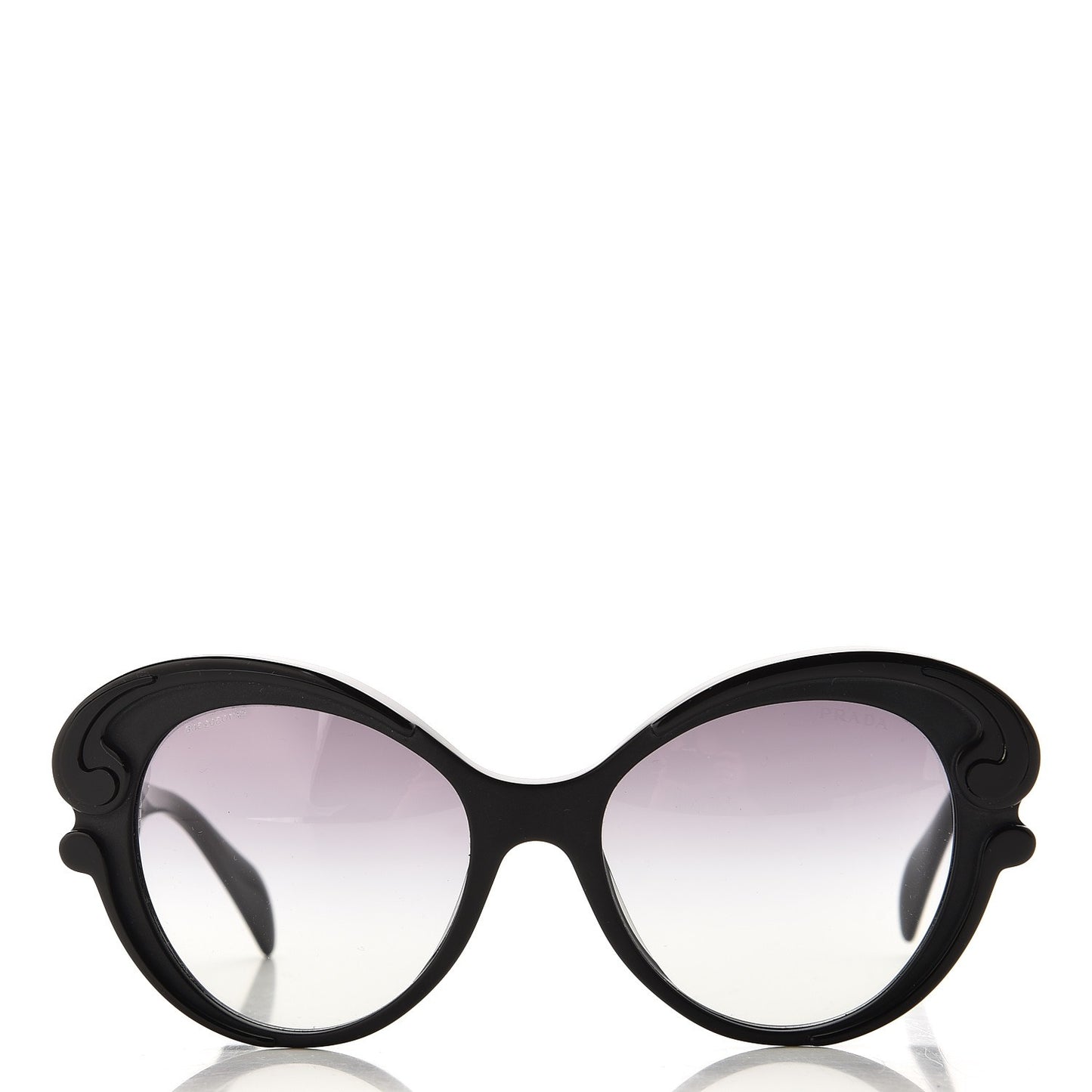 Baroque Cat Eye Sunglasses SPR 28N Black