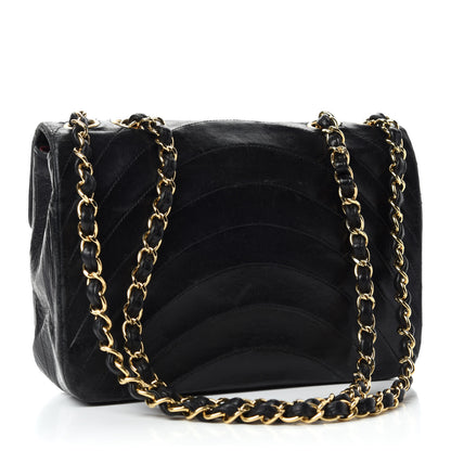 Chanel Lambskin Ribbon Quilted Small Single Flap Black 3 of 12