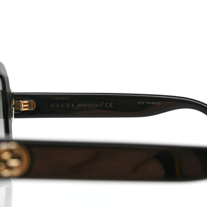 Gucci Acetate Square Frame Sunglasses GG0036S Black 6 of 8