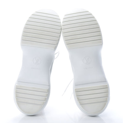 Louis Vuitton Calfskin Technical Nylon LV Archlight Sneaker 41 White Blue Pink 5 of 7