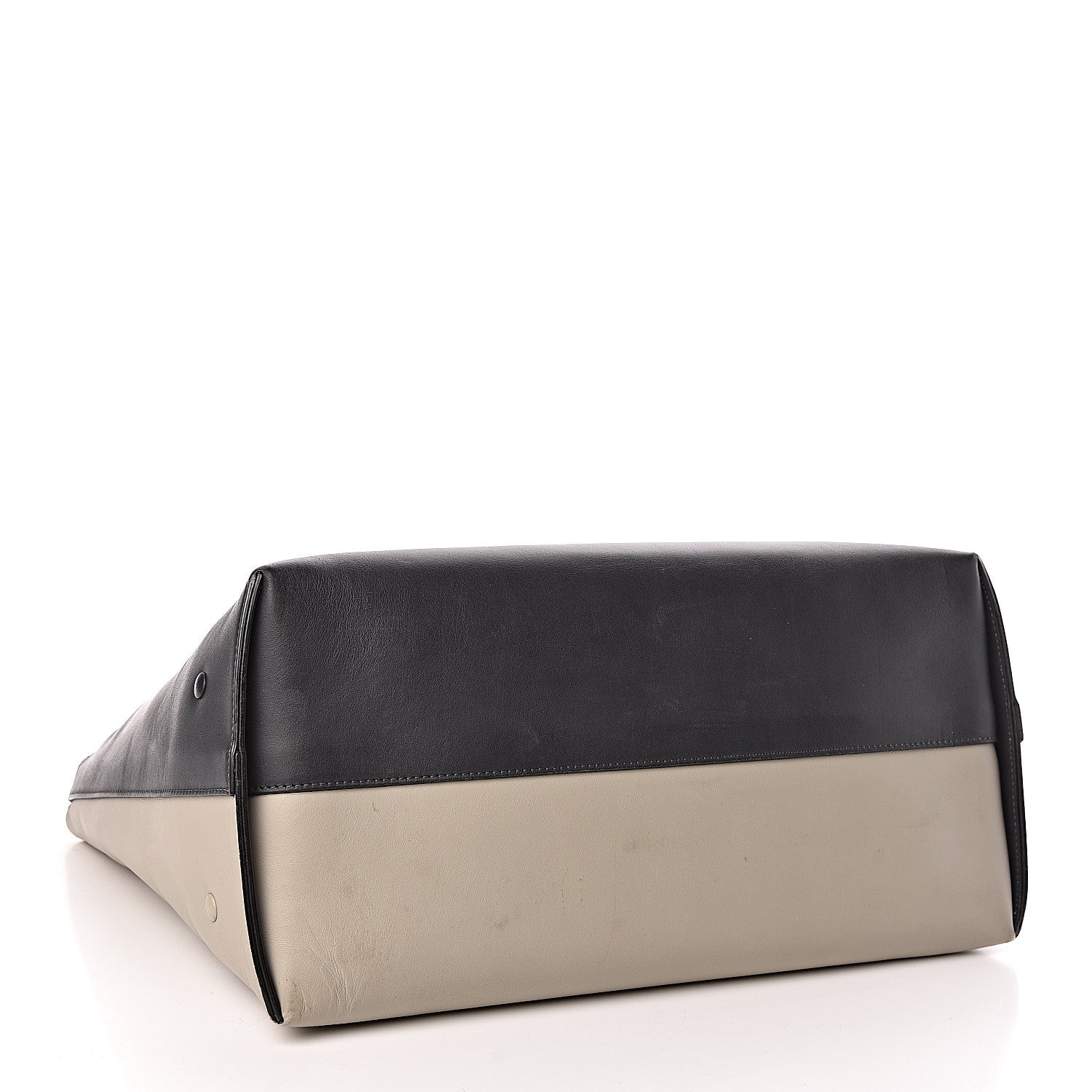 Chloe Smooth Calfskin Medium Baylee Two Tone Tote Marshmallow Grey Black 4 of 15