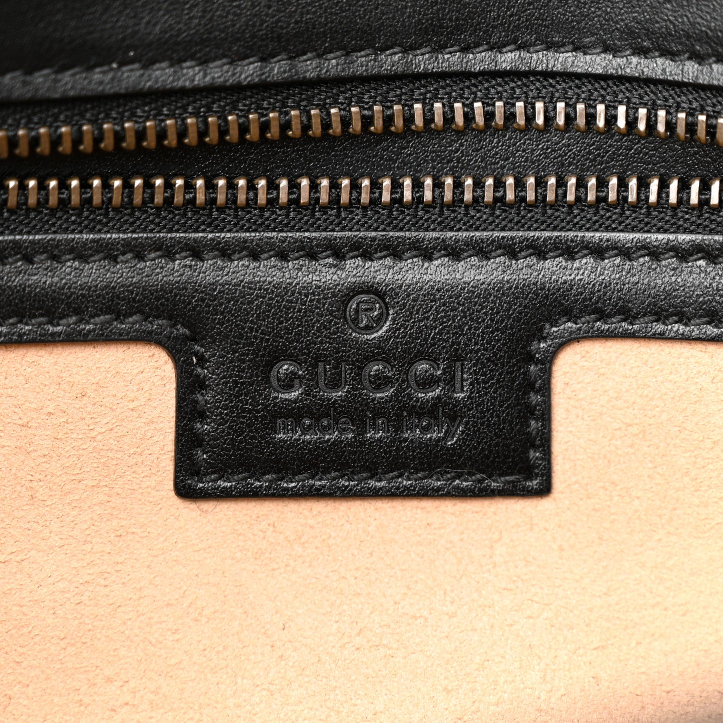 Calfskin Matelasse Small GG Marmont Shoulder Bag Black