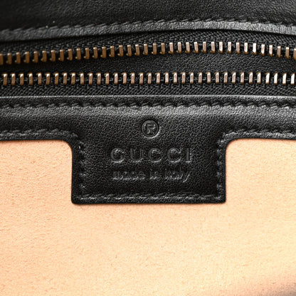 Gucci Calfskin Matelasse Small GG Marmont Shoulder Bag Black 6 of 11