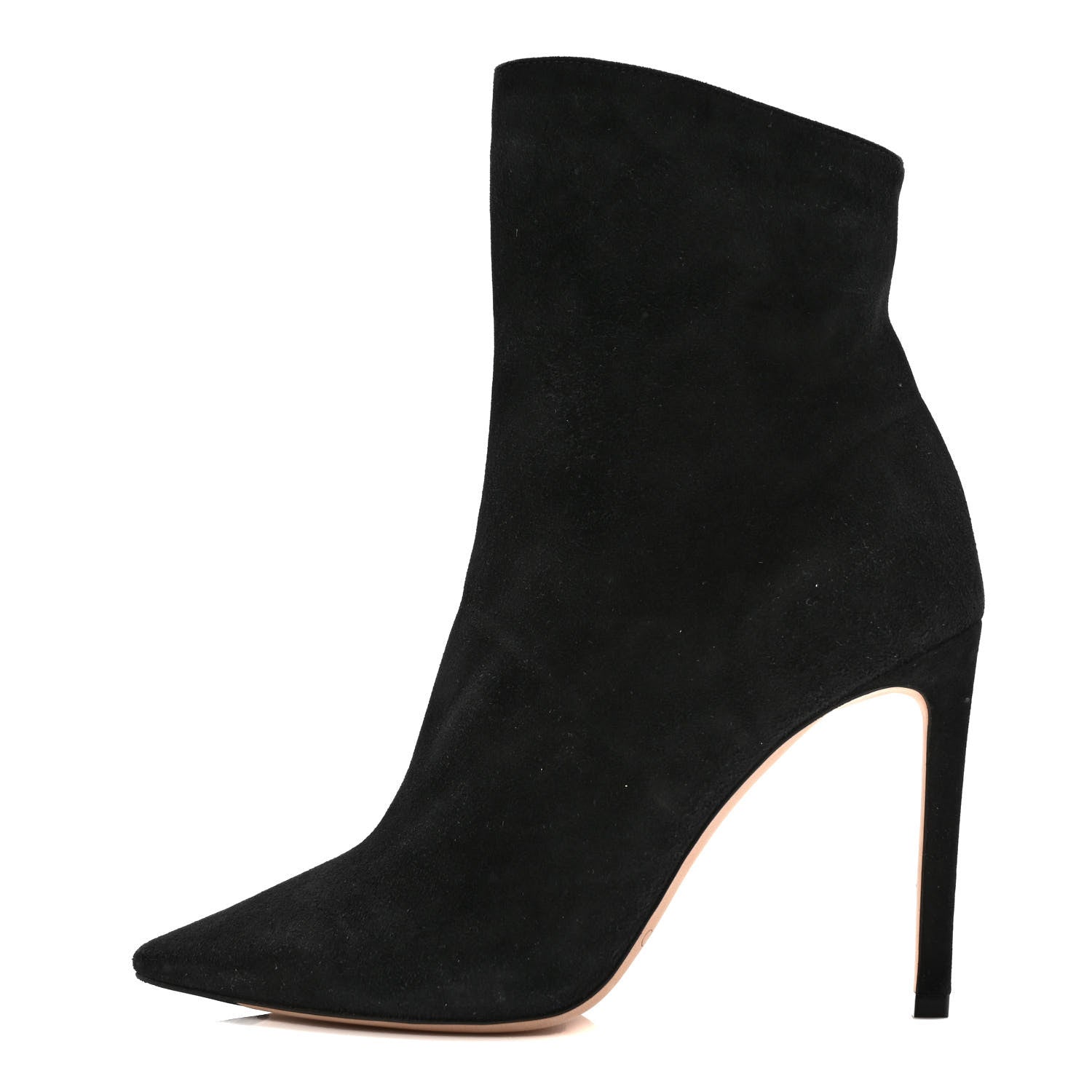 Jimmy Choo Suede Hurley Ankle Booties 35.5 Black 1 of 8