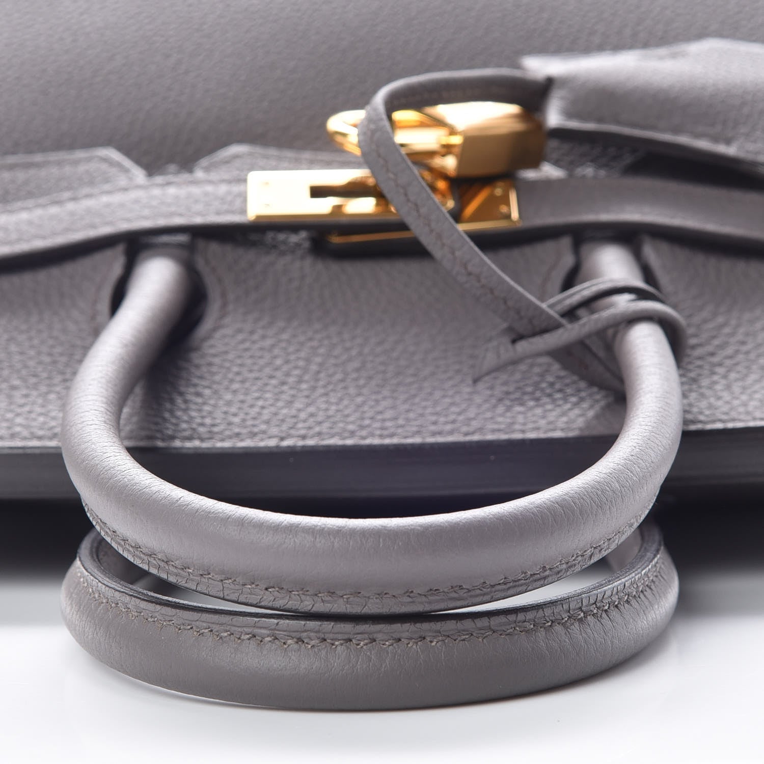 Hermes Togo Birkin 25 Etain 27 of 31