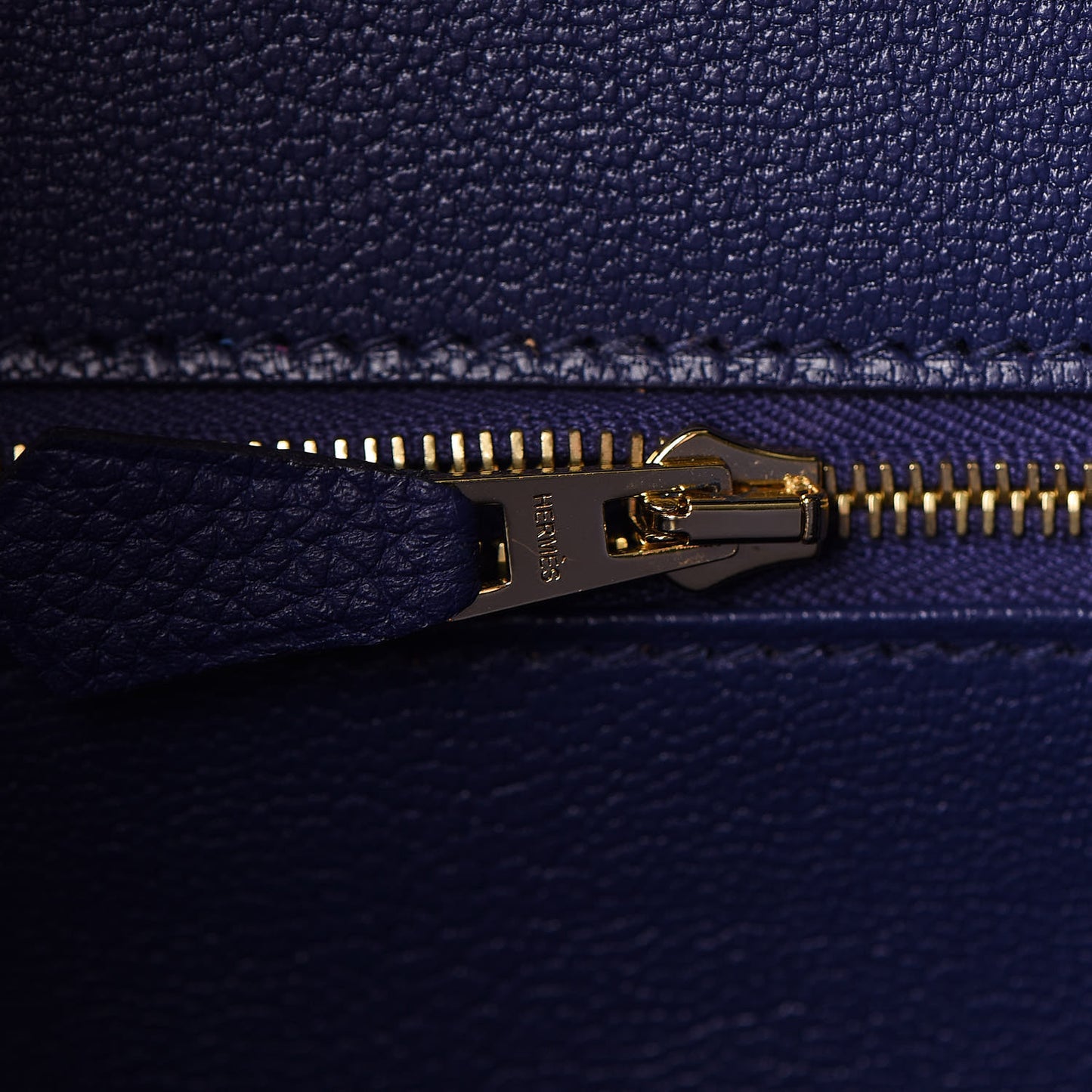 Togo Birkin 35 Bleu Encre