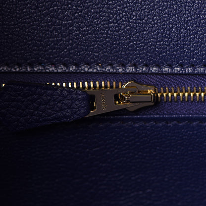 Hermes Togo Birkin 35 Bleu Encre 17 of 35