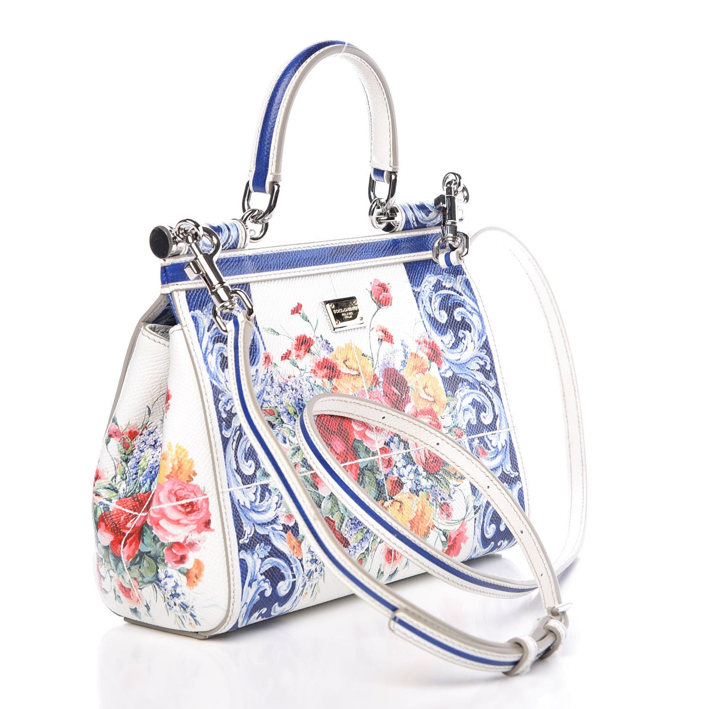 Dauphine Majolica Print Small Miss Sicily Satchel Multi