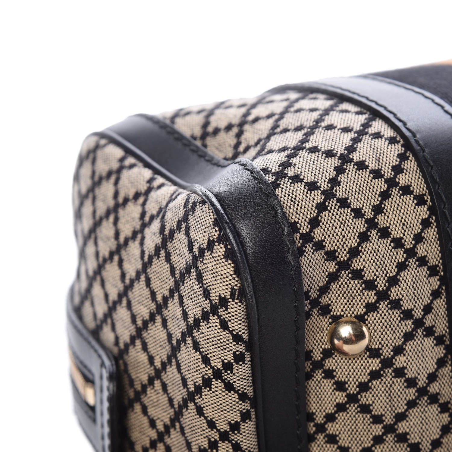 Gucci Diamante Vintage Web Small Boston Black 11 of 12