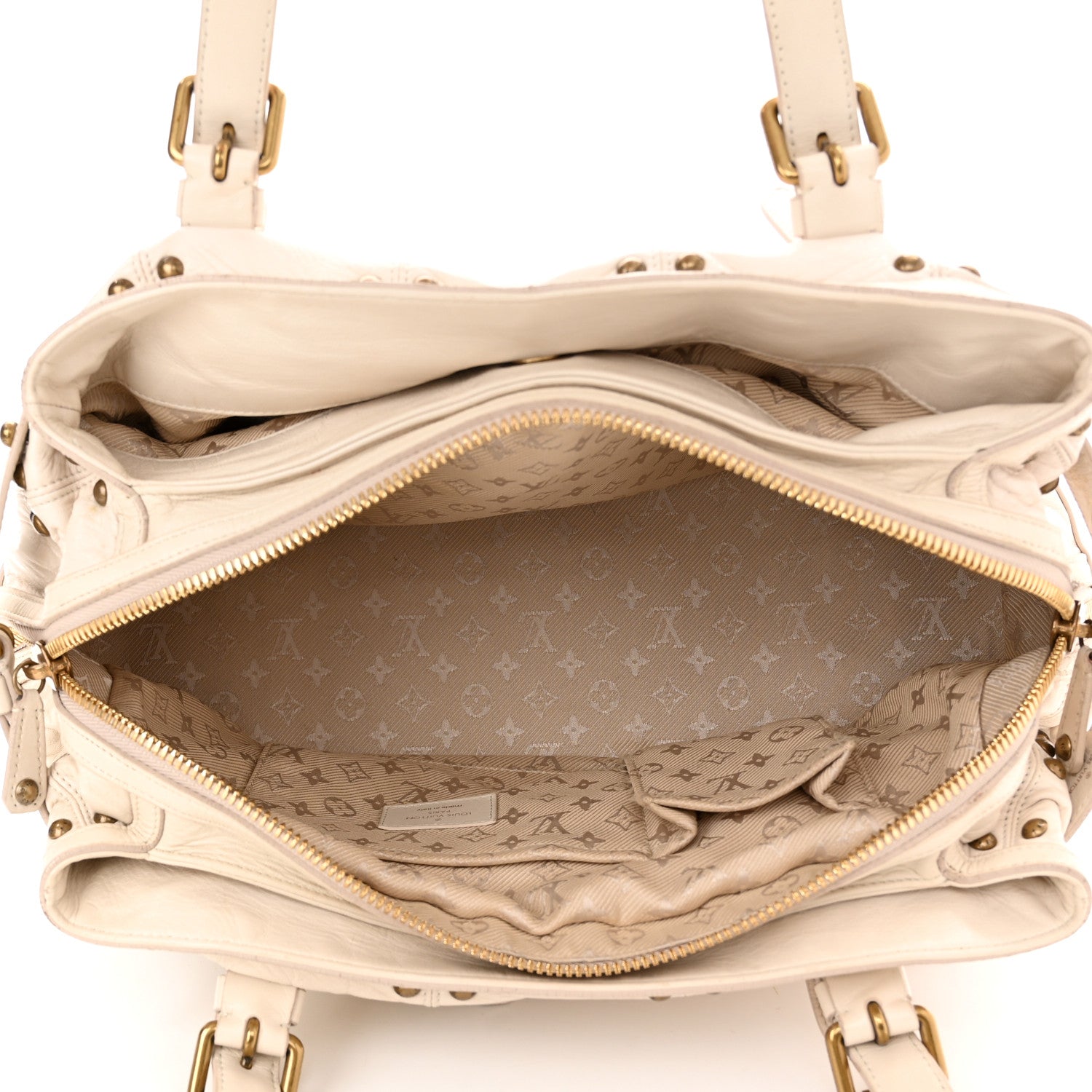Louis Vuitton Lambskin Riveting White 11 of 18