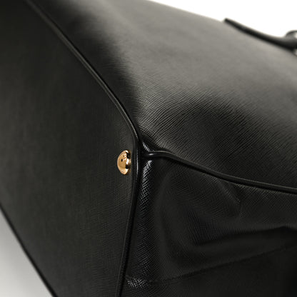 Prada Saffiano Medium Galleria Double Zip Tote Black 10 of 11