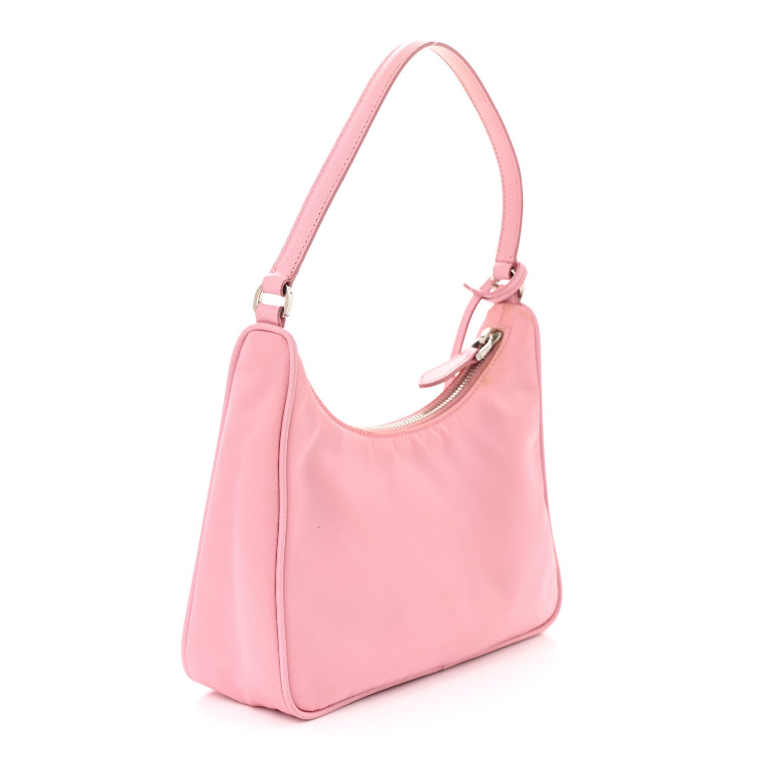 Prada Re-Nylon Saffiano Mini Re-Edition 2005 Bag Rosa 3 of 11