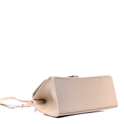 Balenciaga Shiny Box Calfskin Small Hourglass Top Handle Bag Light Beige 3 of 4