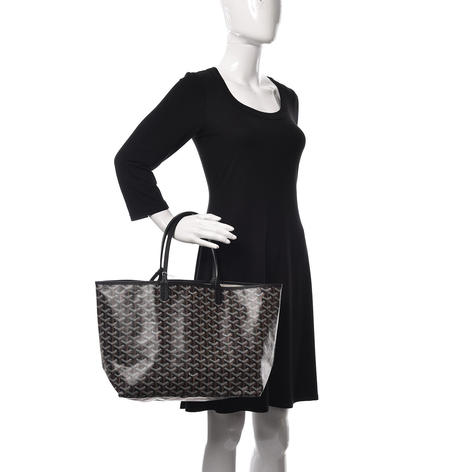 Goyard Goyardine Saint Louis PM Black 2 of 10