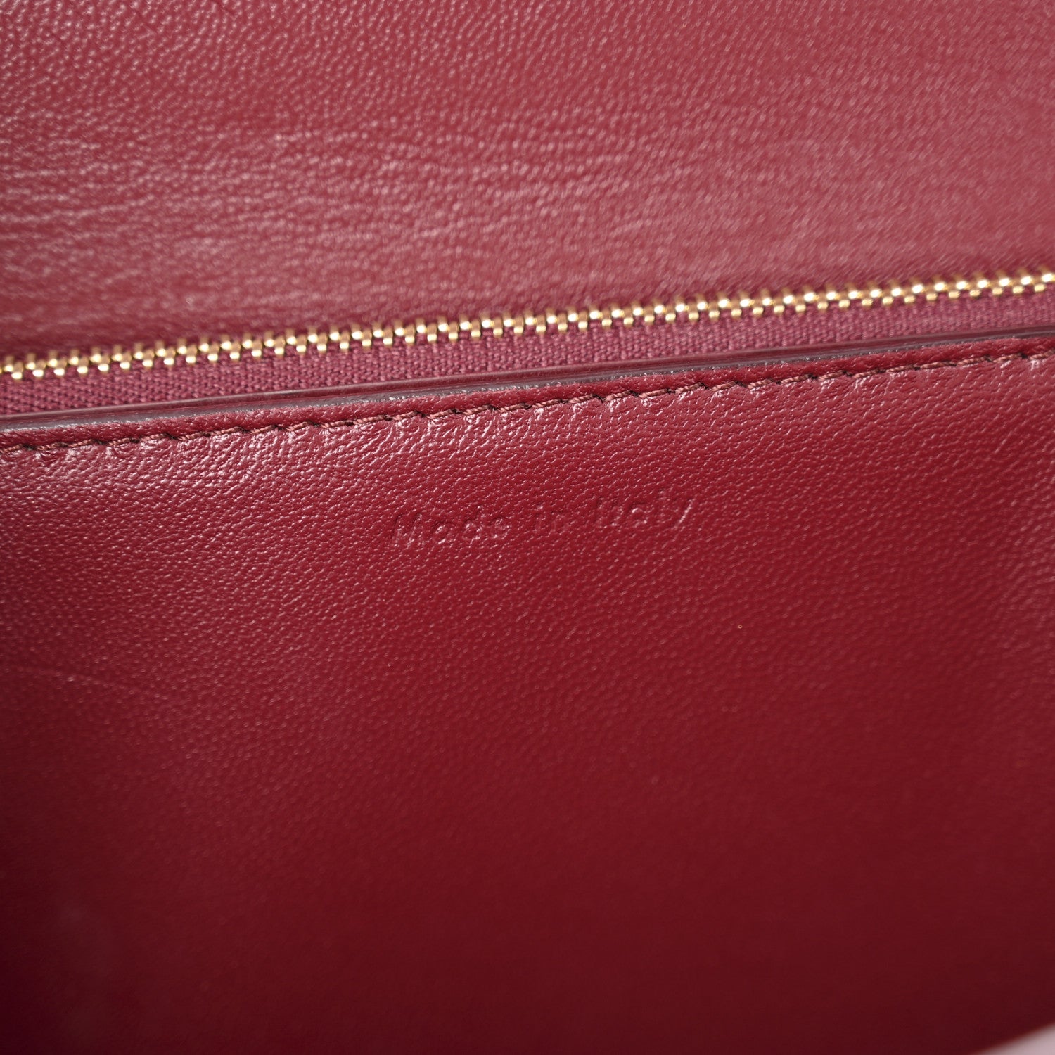 Celine Box Calfskin Medium Classic Box Flap Bag Burgundy 7 of 13