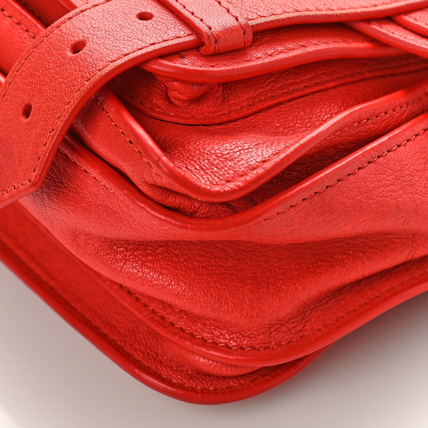 Proenza Schouler Lambskin PS1 Pouch Messenger Deep Coral 7 of 14