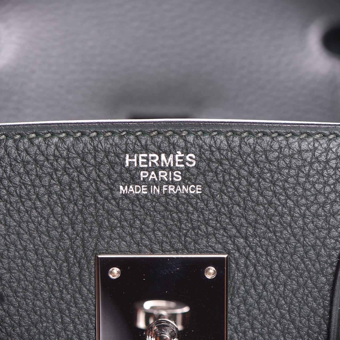 Togo Birkin 30 Vert Fonce