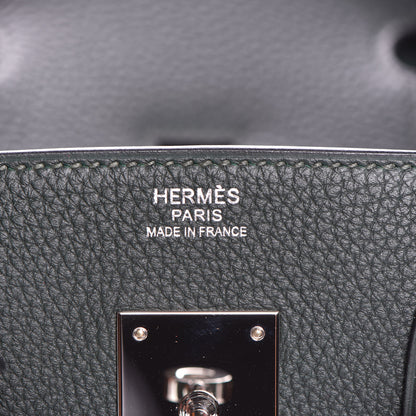 Hermes Togo Birkin 30 Vert Fonce 12 of 32